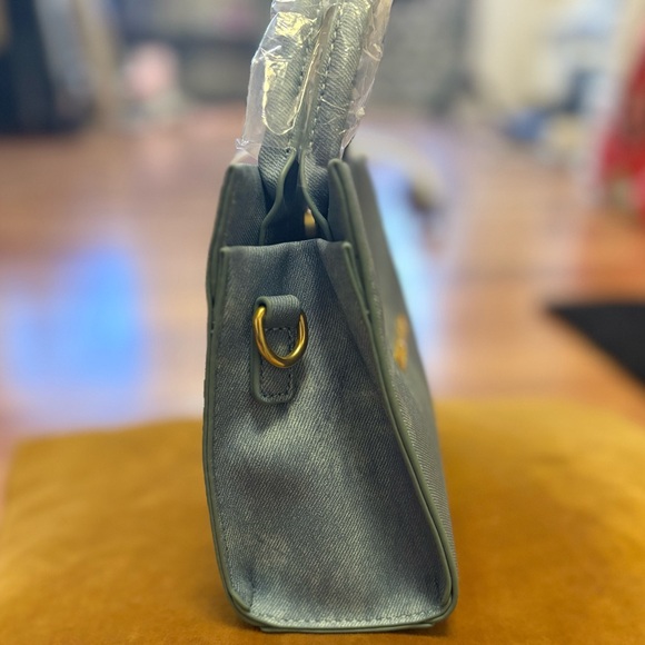 Blue Wax Denim ESR “End Systemic Racism” Handbag by Brandon Blackwood - Picture 10 of 10